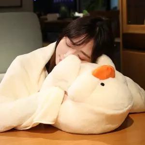 인형 책상 쿠션 세트 낮잠 빵덕 오리 담요 베개