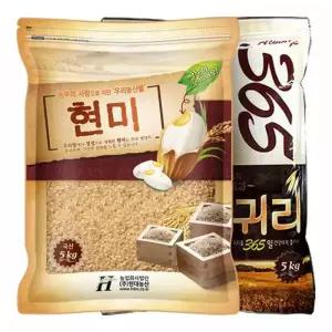 2025년 햇곡 현미5kg+귀리5kg 혼합곡