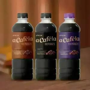 빙그레 아카페라 1L 12입 아메리카노 / 헤이즐넛 / 과테말라