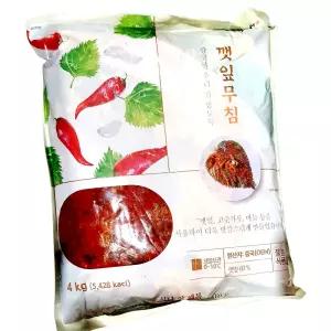 반찬단지 양념깻잎지 냉장 진공 4kg 밥반찬