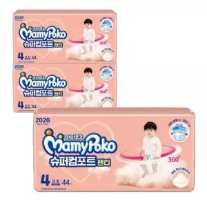 마미포코 슈퍼컴포트 팬티 남아용 4단계 대형44Px3