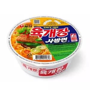 농심 육개장 사발면 86g 24개