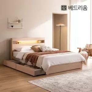 [금성침대] 파인드 LED 서랍형침대Q-3D독립형 (사은품 뉴오픈협탁)