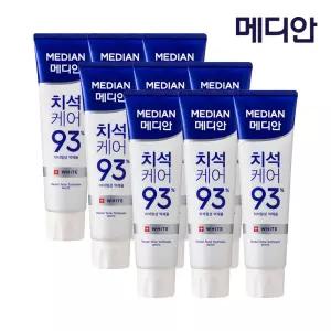 메디안 치석 화이트 치약 120g 3입 3개