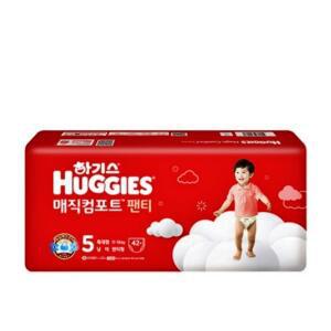하기스 매직컴포트 팬티 5단계 특대형 남아 84매 /z