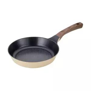 PN풍년 마레 카놀리 IH 리저브 24cm 프라이팬 국산 통주물 인덕션 후라이팬 가스 하이라이트 신형 우드무늬손잡이