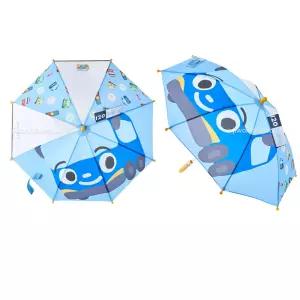 타요 큐트2 입체 40 수동 안전 우산 유아 아동 투명창 장우산