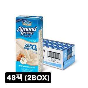 아몬드브리즈 언스위트 제로슈거 190ml 48팩