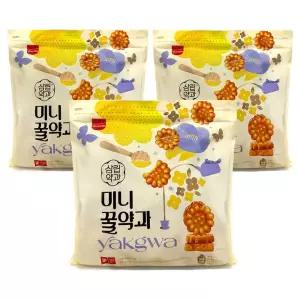 미니꿀약과 대용량과자 벌크 1kgx3개