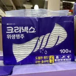 키친타월 크리넥스 다용도 위생행주 100장