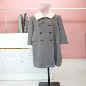 플라스틱아일랜드 비죠장식 더블 롱코트 PP4WC082 675417