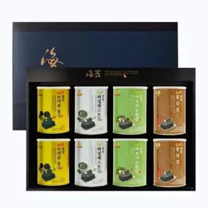 2026 추석선물세트 명품광천김8캔 캔김 명절 재래김 돌김 선물용김추천 (고급쇼핑백포함)