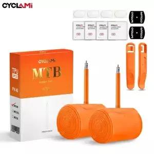 초경량 산악 자전거 이너 튜브 MTB 26 27.5 29인치 TPU 타이어 45 65mm 프렌치 프레스타 밸브 산화 방지