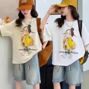 베비포 주니어 여아 상하복 초등 캐릭터 오버핏 여름 상하세트 HG6