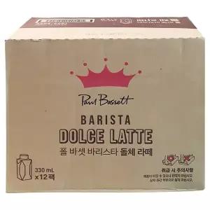 폴바셋 바리스타 돌체라떼 330ml x 12입 간식 선물 학교 학원 발렌타인데이 어린이날