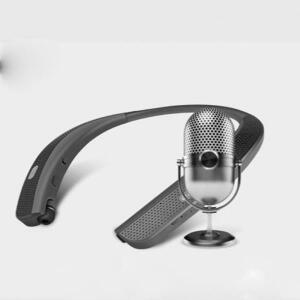 HBS-W120 블루투스 경량 헤드폰, 스테레오 넥밴드 무선 스포츠 운동 게임 통화용 스피커 포함, 신제품