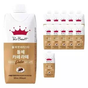 폴바셋 바리스타 가성비 대용량 돌체 카페 라떼 330ml 12개