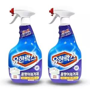 [엄지척]유한락스 052SXR43 곰팡이 제거제 스프레이 600ml 2개