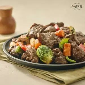 조선호텔 한입 안심 찹 스테이크 430g x 4팩 (약 8인분) 144104