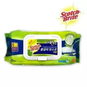[엄지척]3M 802OUM51 더블액션 물걸레청소포 대형 20매