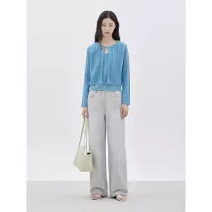 [ZOOC] 스카시 러플 넥 가디건 BLZ262KSL007
