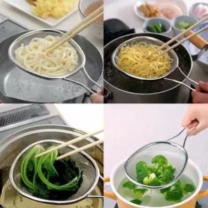 일본 메쉬 올 스텐 채망 거름망 채반