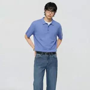 [롯데백화점]프로젝트엠 남성) 밀라노 버튼카라 반팔 스웨터 EPG2ET1100