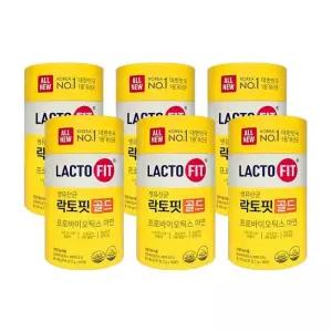 [종근당건강] 락토핏 생유산균 골드 5X 2g x 50포 6통 hism