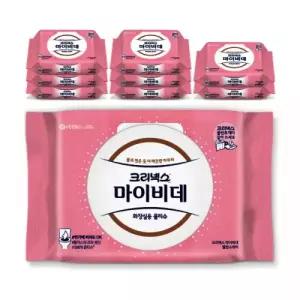 NEW 크리넥스 마이비데 밸런스케어 캡 40매 9팩 화장실 물티슈 여성케어 저자극