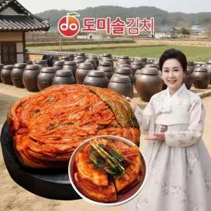 도미솔 [도미솔] 박미희 명장 절구통 보리 포기김치 8kg+보리 갓 섞박지 2kg (총10kg)