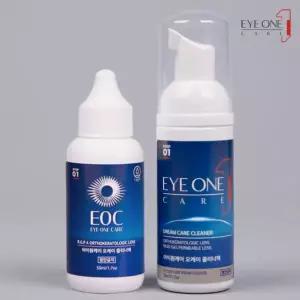 아이원케어 드림렌즈 세척액 오케이 클리너 50ml 거품형 하드렌즈 단백질제거