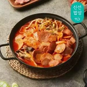 [쿡솜씨] 햄가득부대찌개 의정부식 사골부대찌개 3가지햄 신선야채 밀키트