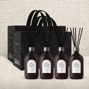 2+2 센티카 프리미엄 대용량 디퓨저 500ml 2개 x 2세트 우드라운지
