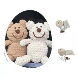 코바늘 손뜨개 인형 DIY 패키지 만들기 곰돌이 키트/공예/공작/세트