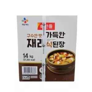 된장 식당 급식실 업소용 대용량 재래식 14kg