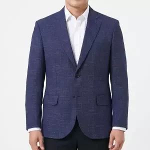 [하프클럽/]남성 봄 여름 나염 신사 콤비 자켓 마이 ACO115 중년