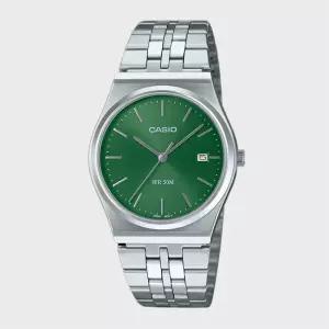 CASIO 카시오 MTP-B145D-3A 레트로 그린 미니멀 메탈 손목시계