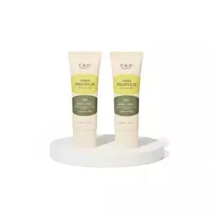 [파데프리 선크림/1+1] CKD 그린프로폴리스 올커버리선크림 1+1 기획(40ml+40ml)