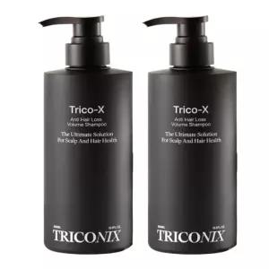 트리코엑스 탈모 완화 볼륨 샴푸 500ml 2개 트리코닉스 이시언 블랙 샴푸