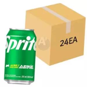 TBZ 스프라이트 사이다 355ml 캔 24개입 (1BOX) 한박스 사무실 식자재 업소용탄산음료수