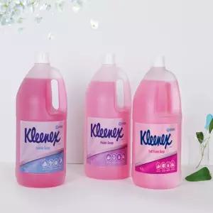 다모음집 크리넥스 핸드워시 그린플로럴향 4L X 1개 물비누 대용량물비누 버블핸드워시