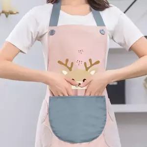 주방 카페용 방수 앞치마 미술용 김장 공방