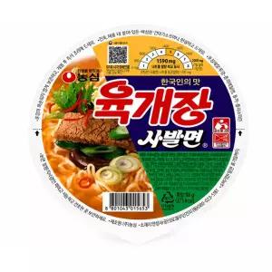 농심 육개장사발면 86g X 24개