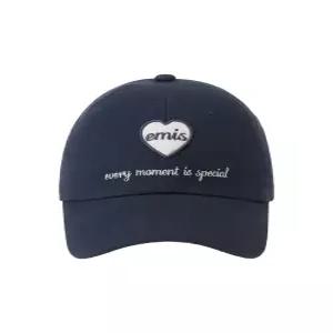 이미스 EMIS HEART WAPPEN BALL CAP-NAVY