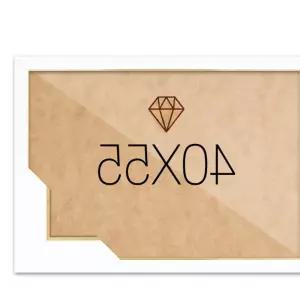 보석십자수액자 40x55 고급형 슬림 엣지화이트 보석비즈십자수액자 wy05877