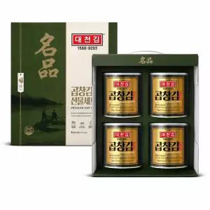 대천김 명품 곱창캔김 선물세트 30g 4캔