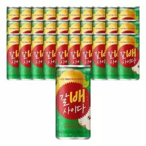 [하프클럽/셀러허브 식품]해태음료 갈배 사이다 210ml 30개