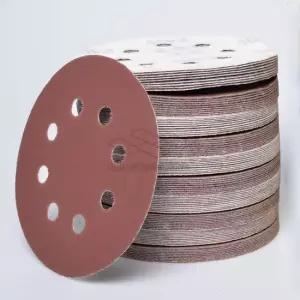 원형사포 125mm 8홀 2000방 100매 샌딩기 그라인더 사포