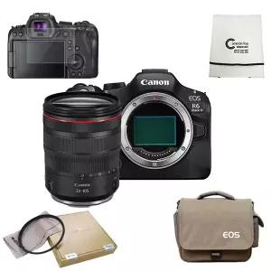 (컴온탑) 캐논 정품 EOS R6 Mark III + RF 24-105mm F4L IS USM KIT (정품/새상품) + 보호필름 + 세무융 + 메코 MCUV 필터 & 포토리뷰 카메라 가방 + 카메라용 마이크 2종 (단독 200대 판매)