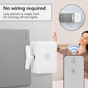 무선 제어 라이트 스위치 오프 도구 자동 버튼 푸셔 스마트 USB 충전식 편한 리모컨